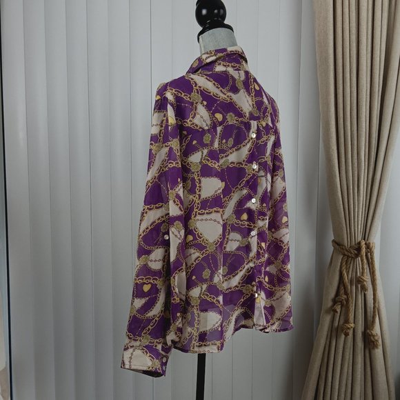 Tattoo Me L/S Blouse. - Picture 3 of 9